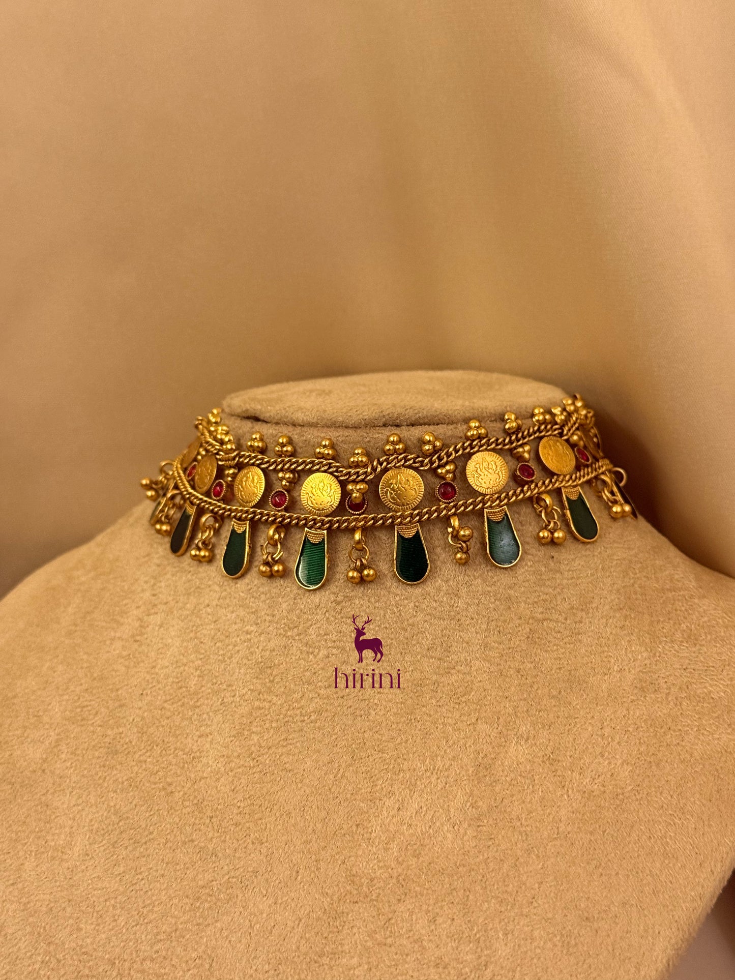 Nityara Coin Choker Set