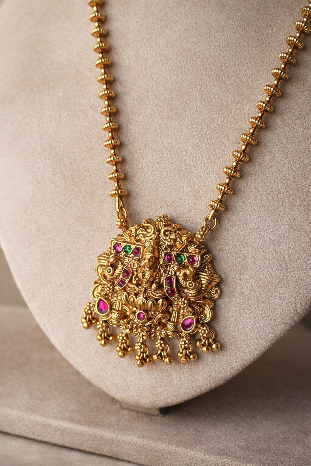 Vaidehi Temple Haar Set