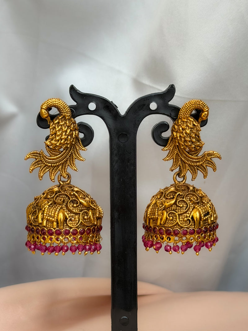 Ruby Gajmayur Jhumka