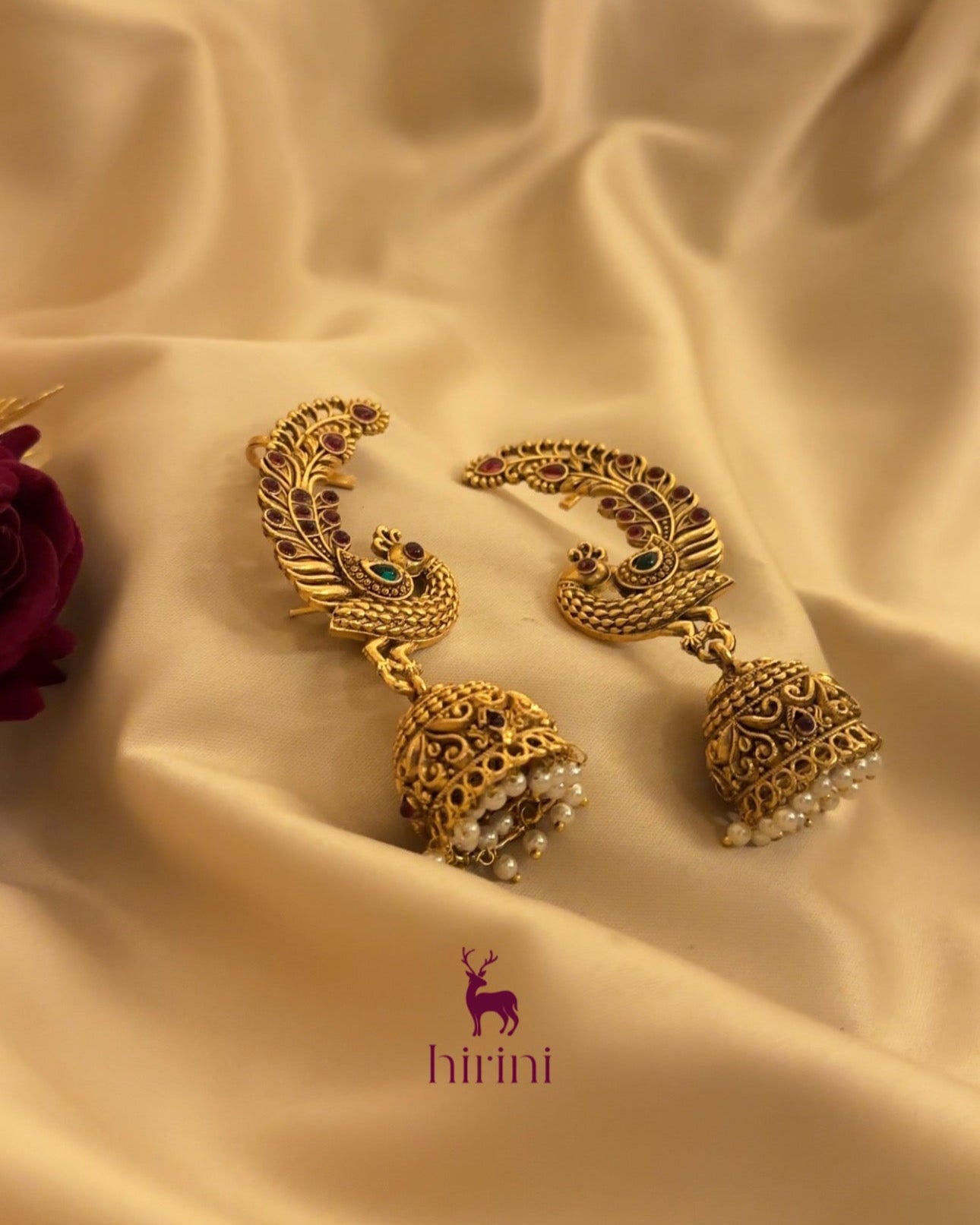 Mayura Jhumka Earcuffs