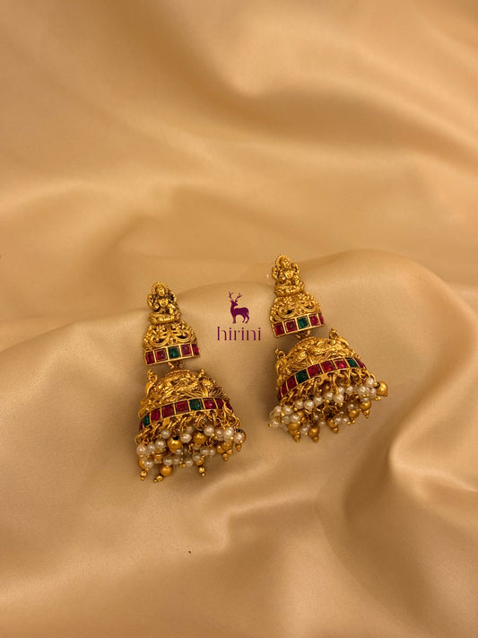 Aadhira Temple Jhumkas