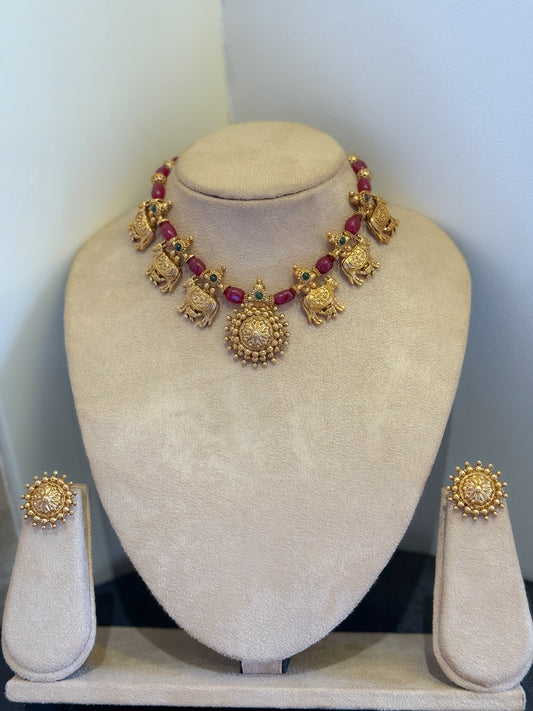 Gajanan Necklace Set