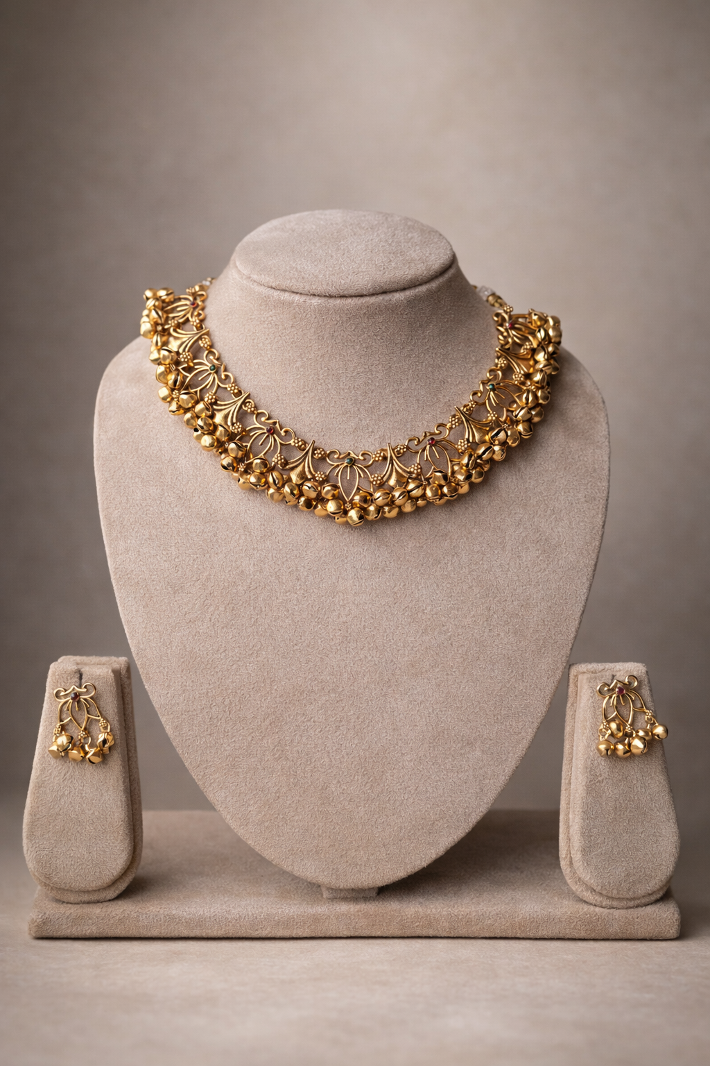 Rajwada Ghungroo Necklace Set