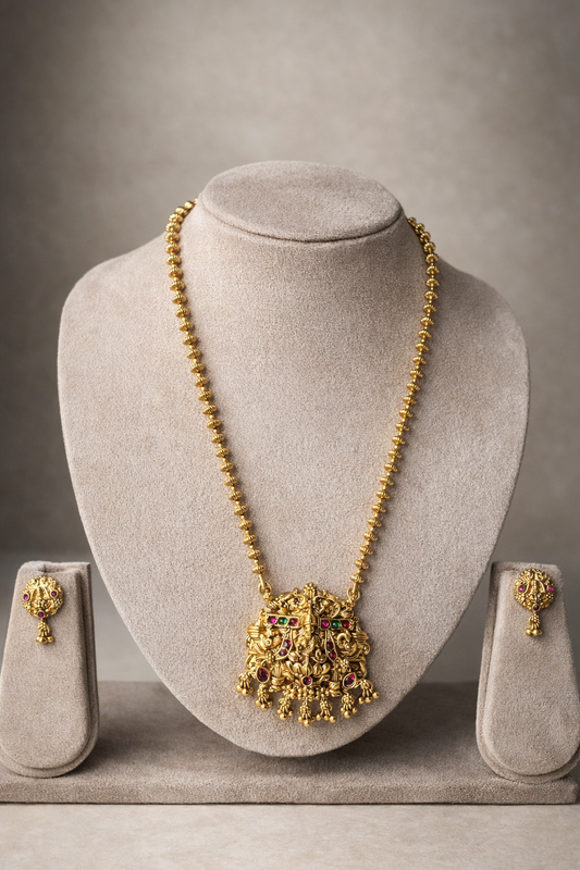 Vaidehi Temple Haar Set