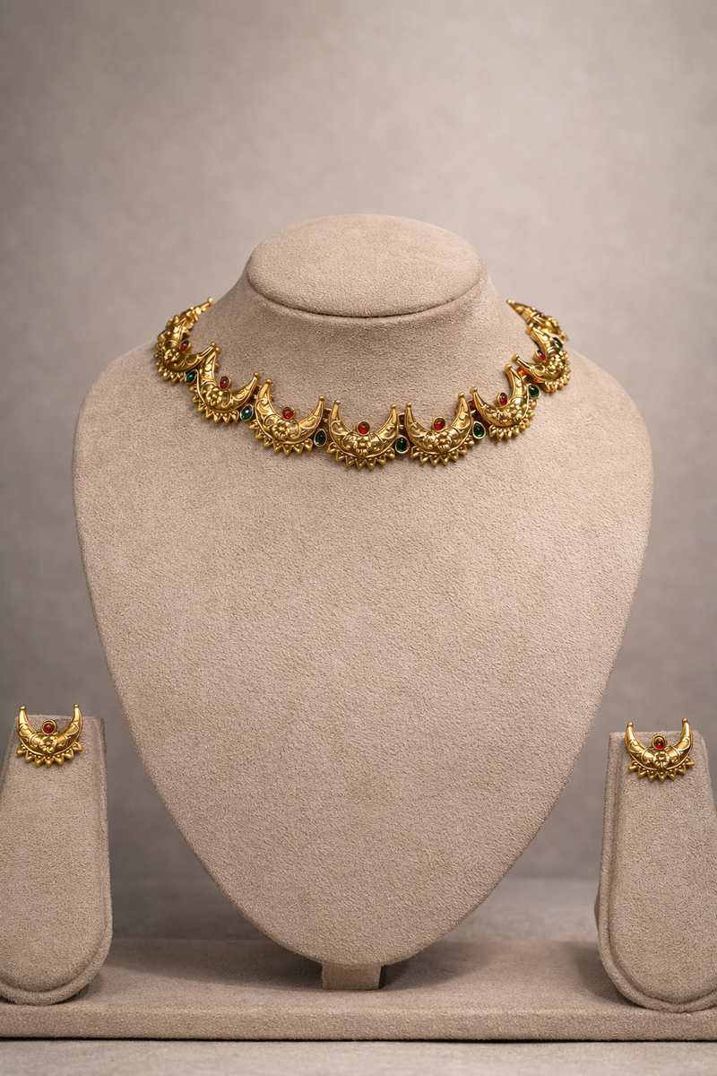 Chandrika Temple Choker Set