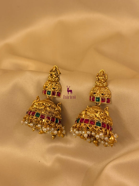 Aadhira Temple Jhumkas