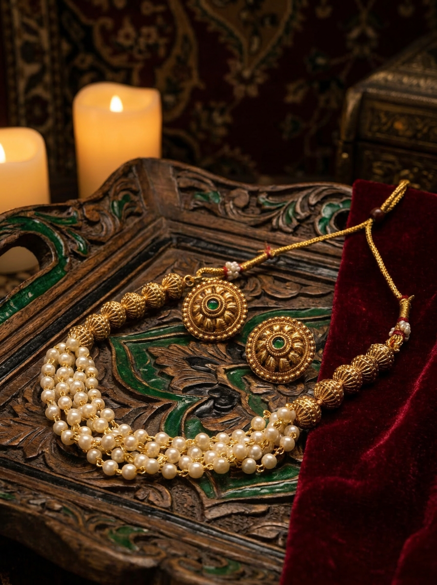 Rajnandini Pearl Set