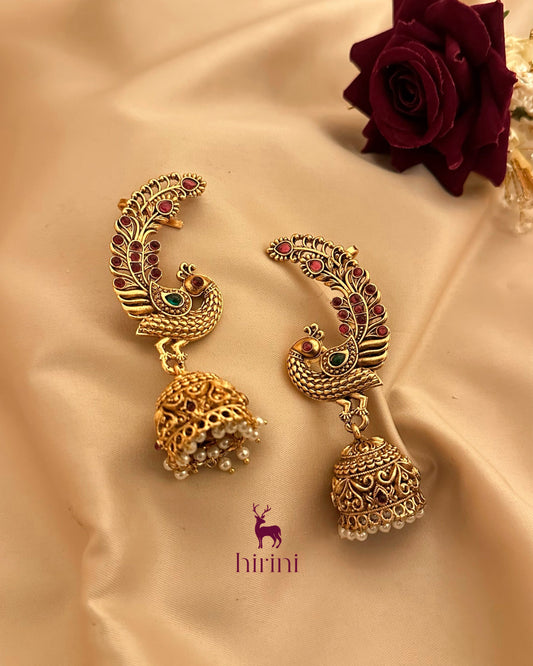 Mayura Jhumka Earcuffs